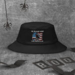 No black man ever walks alone Old School Bucket Hat