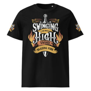 Blazing Fire Unisex organic cotton t-shirt