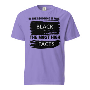 Black Facts Unisex garment-dyed heavyweight t-shirt