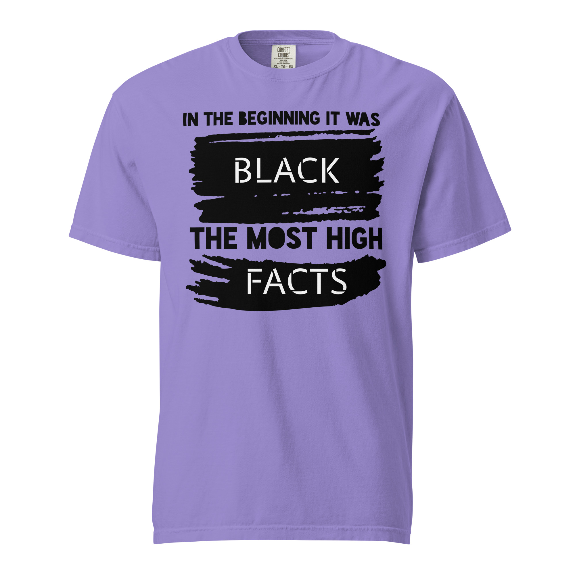 Black Facts Unisex garment-dyed heavyweight t-shirt